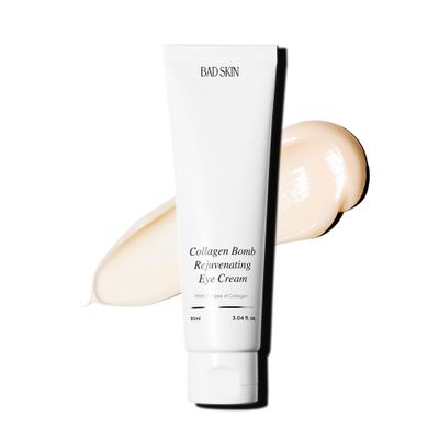 BadSkin Collagen Bomb Rejuvenating Eye Cream 90ml | 5915ppm Collagen Solution & SYN-COLL Peptides | Hydrating & Firming for Delicate Eye Area