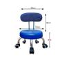 UHRLGHS Low Rolling Chair Stool with Wheels,Footstool, Roller Seat Short Rolling Foot Stools with Universal Swivel Caster Wheels view 2
