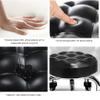 UHRLGHS Low Rolling Chair Stool with Wheels,Footstool, Roller Seat Short Rolling Foot Stools with Universal Swivel Caster Wheels view 3