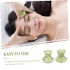 MUSISALY 2pcs Mushroom-shape Facial Roller Gua Tool for Face Massage Natural Rose Quartz for Wrinkle Prevention Relaxation Massage for Neck Shoulders view 4
