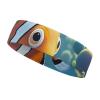 QMNVBDS Cartoon Clown Fish Headband for Women Men Non Slip Head Band Elastic Sport Head Bands for Running Hiking Sweat Headband for Athletic Yoga Running Gym view 1