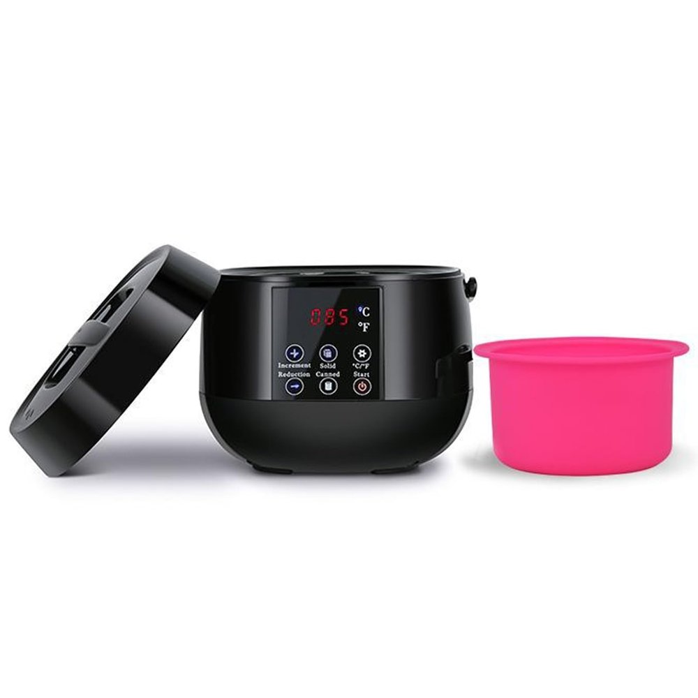 YSFHYAN Smart LCD Display Wax Heater,Electric Waxing Machine,Hair Removal Wax-Melt Machine,500 ml Large Capacity,LED Screen Displaying Temperature,Used for Rapid Wax Melting and Hair Removal