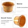 Foot Tub Wooden,with Lid Wooden Foot Bath Barrel,Insulation to Promote Blood Circulation,Foot Massage Spa for Home,Bucket Foot Spa view 4