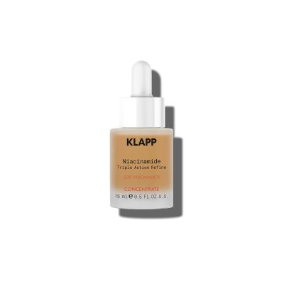 20% Niacinamide Triple Action Refine Concentrate by KLAPP Vitamin B3 Concentrated Serum, Anti-Aging Treatment for Discoloration and Minimizing Large Pores, clean beauty, 100% vegan.