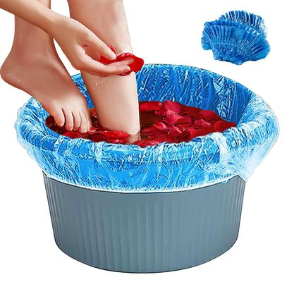 200 PCS Disposable Pedicure Bowl Liners  Durable Blue Foot Spa Bags for Chair Spas, Tubs, and Foot Baths  Hygienic and Easy to Use