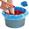 200 PCS Disposable Pedicure Bowl Liners  Durable Blue Foot Spa Bags for Chair Spas, Tubs, and Foot Baths  Hygienic and Easy to Use view 1