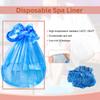 200 PCS Disposable Pedicure Bowl Liners  Durable Blue Foot Spa Bags for Chair Spas, Tubs, and Foot Baths  Hygienic and Easy to Use view 3