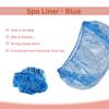 200 PCS Disposable Pedicure Bowl Liners  Durable Blue Foot Spa Bags for Chair Spas, Tubs, and Foot Baths  Hygienic and Easy to Use view 4