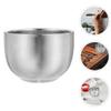 Beaupretty 2pcs Stainless Steel Shaving Soap Foaming Bowl Double Layer Lathering Dish for Men Shaving Container for Home and Travel Metal Design for Enhanced view 4