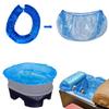 400 PCS Disposable Pedicure Spa Chair Liners  Durable Blue Elastic Foot Bath Bags for Salon Tubs and Foot Massage Treatments view 1