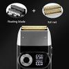 Shaver Hair Cleaning Shave Shaper Foil Electric Shaver Head Shaving Machine Rotary Motor Electric Razor for Men(Black with Box) view 4