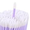 GEMSANVA 240 Pieces Disposable Lip Wands Lip Brushes,Lipstick Applicator Brushes Lip Gloss Wand,Soft Lint Free,Eyes & Lips Makeup Applicator Wands ToolsPURPLE view 2