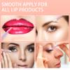 GEMSANVA 240 Pieces Disposable Lip Wands Lip Brushes,Lipstick Applicator Brushes Lip Gloss Wand,Soft Lint Free,Eyes & Lips Makeup Applicator Wands ToolsPURPLE view 3