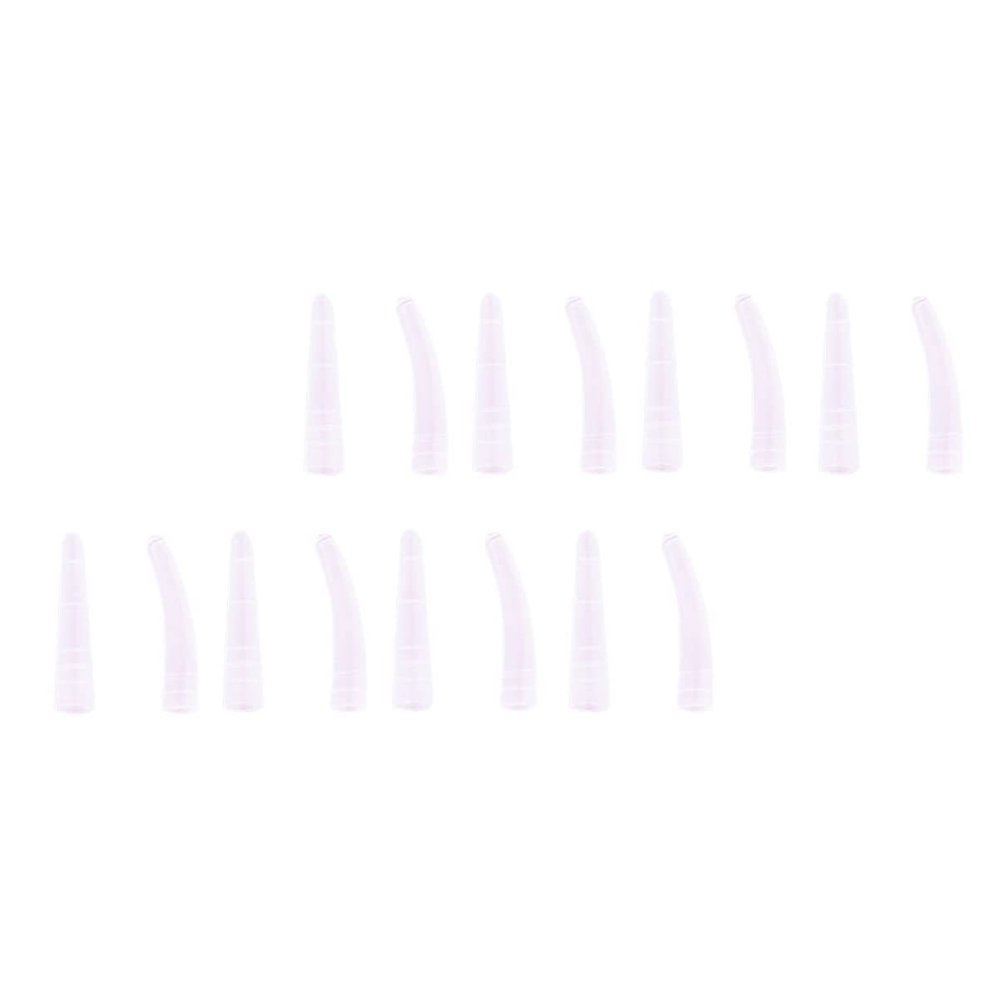 BIUDECO 2sets Eyelash Tweezers Cap Protectors for Lash Extension Tools Lightweight Compact Eyelash Tweezers Case for Home and