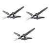 OSOLADY 3pcs Trimming Scissor Scissors for Beard Grooming and Eyebrow Shaping Ergonomic Design for Precision Facial Hair Trimming for Nose Hair and Beard Care view 1