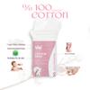 Cotton Pads, Premium Ultra Soft Multi Purpose 5 Layer, Non-Woven, Gentle and Versatile Skin Care Large Rectangle Pads for Salon and Spa Use, Soft, Strong and Durable, Latex Free, 2 Pack of 100 pcs view 4