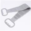 ADOCARN Long Strip Exfoliating Bath Shower Loofah Back Scrubber Silicone Body Scrubber Tool Grey Random Style view 4