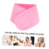 Healifty 5pcs Cervical Fixation Tape Neck Gel Band Neck Care Pad Neck Wrinkle Patches Neck Skin Care Strap Neck Patch Skin Smoothing Neck Strap Moisturizing Neck Essential Oil Pink view 4