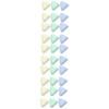 BEBEMOKO 30pcs Portable Eyebrow Plastic Stainless Steel Grooming Tool for Women for Eyebrow Trimming Facial Hair Removal view 1