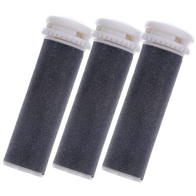 BELLIFFY 3pcs Replacement Rollers for Foot Grinder Electric Foot Callus Remover File Roller Head Pedicure Tool Cleaning Supplies