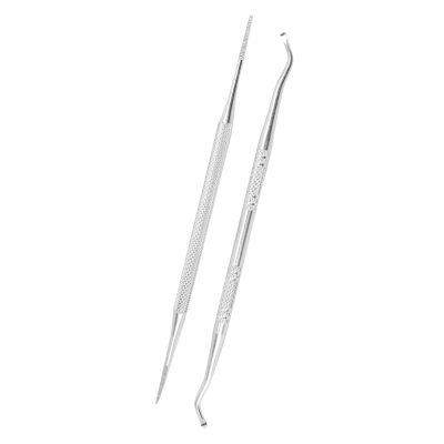 Ingrown Toenail Tool, Nail Tools Toenail File Lifter Professional Double Sided Stainless Steel Ingrown Toenail 2pcs Ingrown Toenail File Cleaner Tool