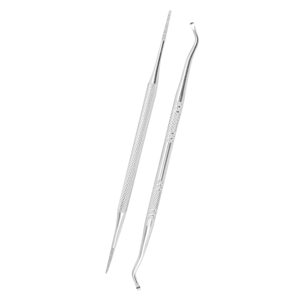 Ingrown Toenail Tool, Nail Tools Toenail File Lifter Professional Double Sided Stainless Steel Ingrown Toenail 2pcs Ingrown Toenail File Cleaner Tool
