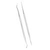 Ingrown Toenail Tool, Nail Tools Toenail File Lifter Professional Double Sided Stainless Steel Ingrown Toenail 2pcs Ingrown Toenail File Cleaner Tool view 4