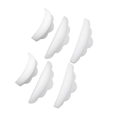 ADOCARN 6pcs Silicone Eyelash Perming Curler Shield Pads Size S for Lash Extension Kits Suitable for Makeup Artists and DIY Users