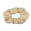100% Cotton scrunchies, Double Gauze, Hair Accessories, Hair Ties (Cream) view 1