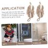 ADOCARN 2pcs Body Scrubber Exfoliator Bath Flower Loufah Exfoliating Sponge Long Shower Ball for Family Travel Hotel view 4