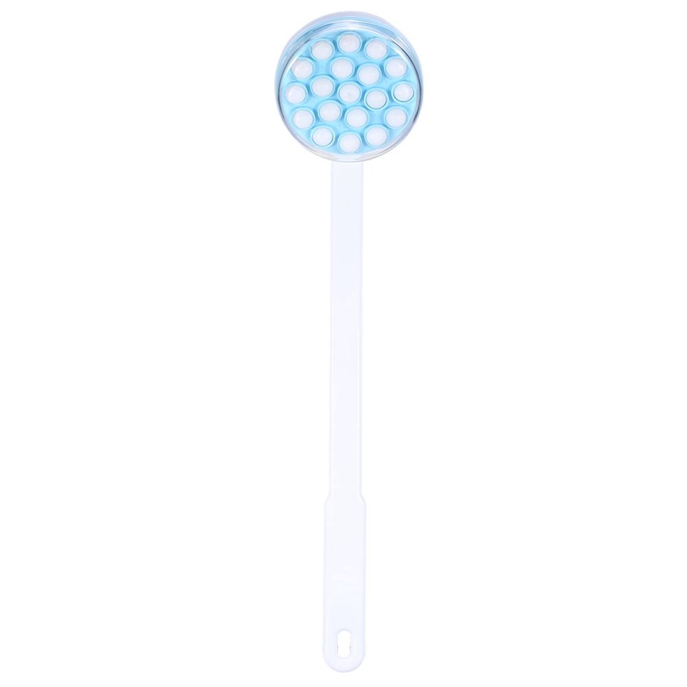 16.5inch Long Handled Lotion Oil Cream Applicator Body Leg Bath Brush Massager Massaging Tool