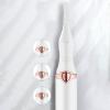 2025 New Heated Eyelash Curler, Portable Eyelash Curler with USB Rechargeable, Natural Eye Lash Curler Makeup Tool, 24 Hours Long Lasting, 3 Temperature Modes Heated Lash Curler (White) view 3
