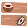 BELLIFFY Safety Stand Aluminum Holder for Manual Shaving Storage Base for Organization Smooth and Sturdy Design for Bathroom Countertops view 2
