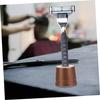 BELLIFFY Safety Stand Aluminum Holder for Manual Shaving Storage Base for Organization Smooth and Sturdy Design for Bathroom Countertops view 3
