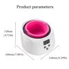 100W Smart LCD Display Wax Heater,Electric Non-Stick Candle Wax Melter Pot,Smart Wax Melting Machine,500 ml Large Capacity,360 Degree Surround Heating,for Hair Removal and Wax Melting(Color:White) view 2