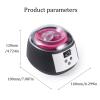100W Smart LCD Display Wax Heater,Electric Non-Stick Candle Wax Melter Pot,Smart Wax Melting Machine,500 ml Large Capacity,360 Degree Surround Heating,for Hair Removal and Wax Melting(Color:Black) view 2