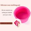 100W Smart LCD Display Wax Heater,Electric Non-Stick Candle Wax Melter Pot,Smart Wax Melting Machine,500 ml Large Capacity,360 Degree Surround Heating,for Hair Removal and Wax Melting(Color:Black) view 4