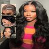 UNICE Pre Everything Body Wave 13x4 Lace Front Wigs Human Hair with Elastic Drawstring Glueless Wig Human Hair Pre Plucked Pre Cut Lace Bleached Knots Ready to Wear Frontal Wig 16 Inches view 2