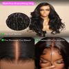 UNICE Pre Everything Body Wave 13x4 Lace Front Wigs Human Hair with Elastic Drawstring Glueless Wig Human Hair Pre Plucked Pre Cut Lace Bleached Knots Ready to Wear Frontal Wig 16 Inches view 4