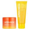 APRILSKIN Deep Clean & Glow Duo : Carrotene IPMP Hydromelt Cleansing Balm & Calendula Flower-Infused Peel Off Mask, Thorough Cleansing and Radiant Skin Care view 1