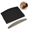 100pcs Replaceable Nail File Set Half Moon Nail Files Reusable Stainless Steel Baseboard view 2