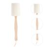 ADOCARN Long Wooden Handle Loofah Back Rub Brush Natural Exfoliating Bath Brush Body Scrubber for Shower and Bath view 4