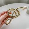 2025 Treble Clef Hair Clip, Music Note G Clef Unique Design Claw Clip for Thick or Thin Hair Look Accessories (4 Pcs E,One Size) view 2