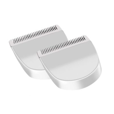 2PCS White Professional Peanut Clippers/Trimmers Snap On Replacement Blades #2068-300-Fits Compatible with Peanut Hair Clipper