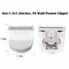 2PCS White Professional Peanut Clippers/Trimmers Snap On Replacement Blades #2068-300-Fits Compatible with Peanut Hair Clipper view 4