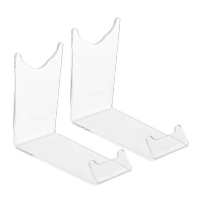 OSOLADY 2pcs Transparent Electric Razor Display Rack Multi-functional Acrylic Storage Holder for Shavers Durable and Stylish Design for Retail Personal Use