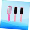 ADOCARN 3pcs Multi-Purpose Foot Grinding Tool Rosy Stainless Steel Foot File Sandpaper Boards for Exfoliating Smooth Skin and Pedicure Care for Women and Men view 4