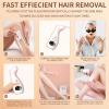 IPL Hair Removal Device for Women and Men,Painless Home Use IPL Beauty Device For Home Use, For Underarm facial hair below the chin line and legs.(Candy Pink/White, 199 * 76.5 * 46.5mm) view 2
