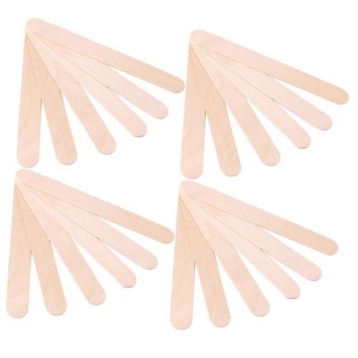 ARTIBETTER 200pcs Multi-Function Wax Sticks for Hair Removal Professional Wax Applicators Compact Tongue Depressors for Smooth Application for Men and Women Use