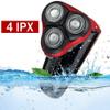 CARUTU Electric Shavers,USB Rechargeable Wet/Dry Electric Shaver, 3 in 1 Waterproof 3D Men Rotary Shaver Cordless, Facial Cleaning Brush for Men Women view 4
